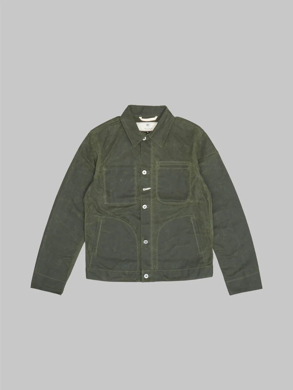 Rogue Territory Waxed Canvas Supply Jacket Olive Ridgeline - 1