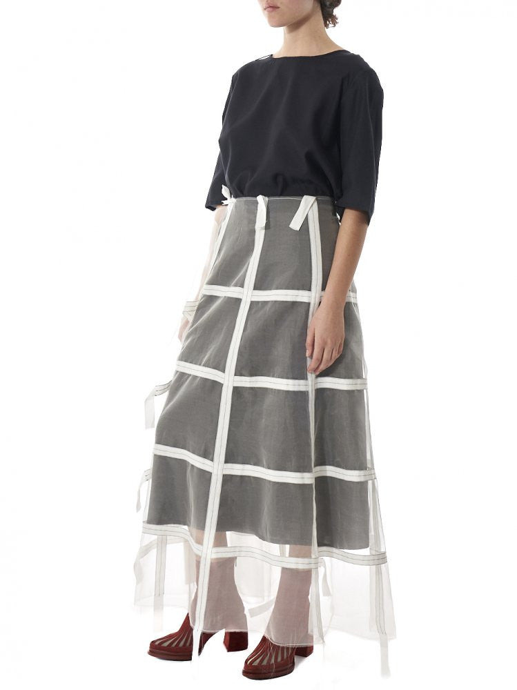 Silk Organza Wrap Skirt - 6