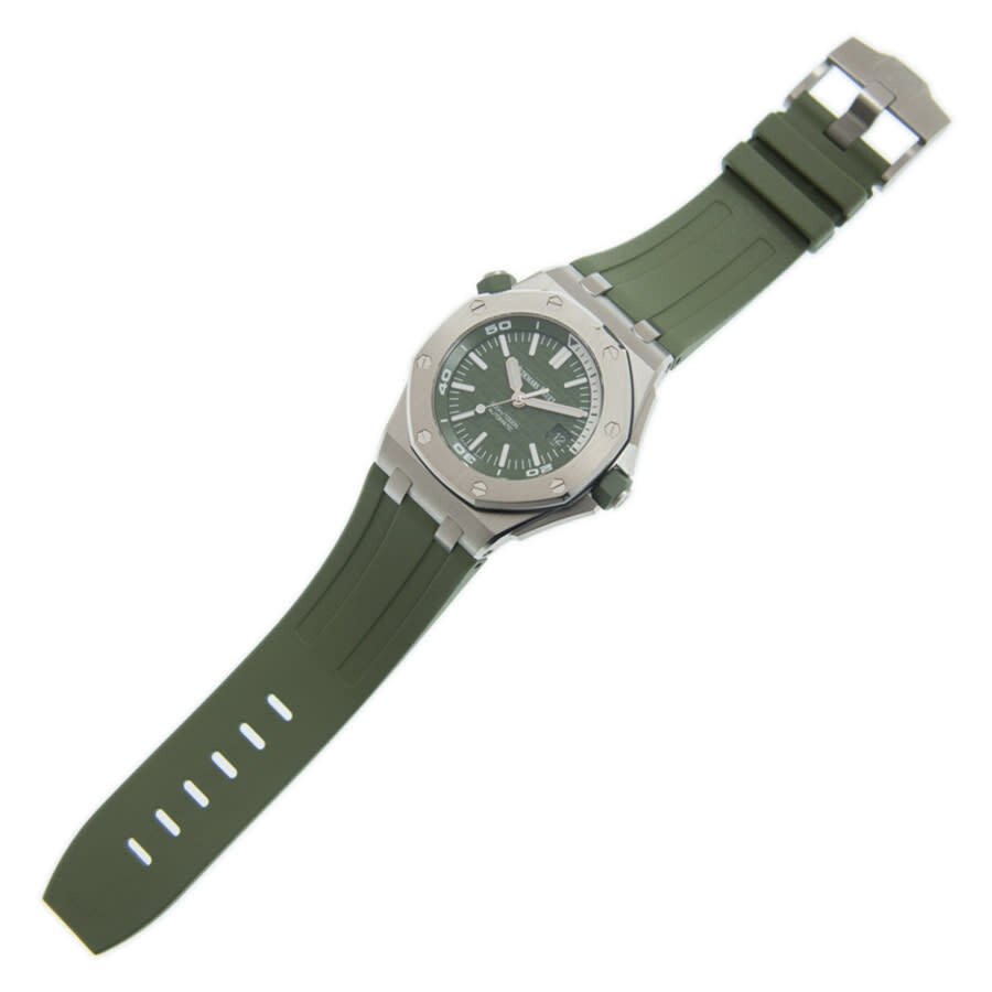 Audemars Piguet Royal Oak Offshore Automatic Green Dial Men's Watch 15710ST.OO.A052CA.01 - 3