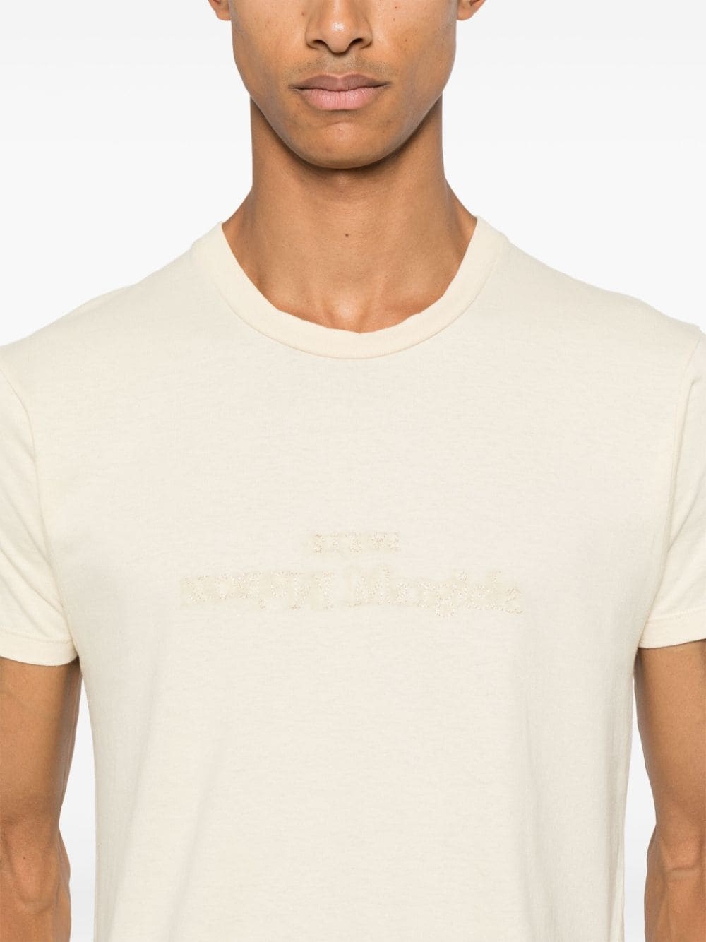logo-embroidered T-shirt - 5