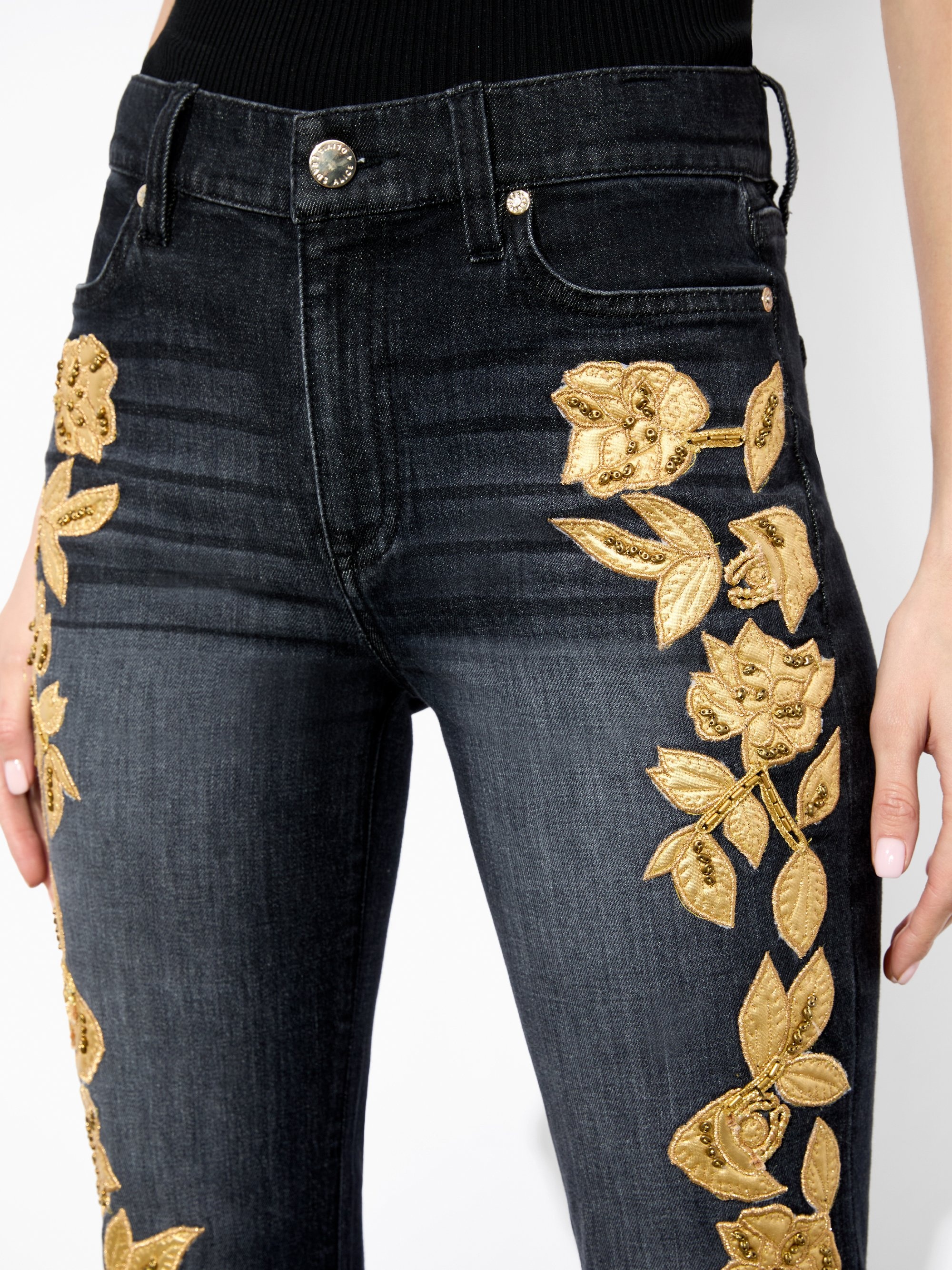 SB EMBELLISHED BELL JEAN - 5