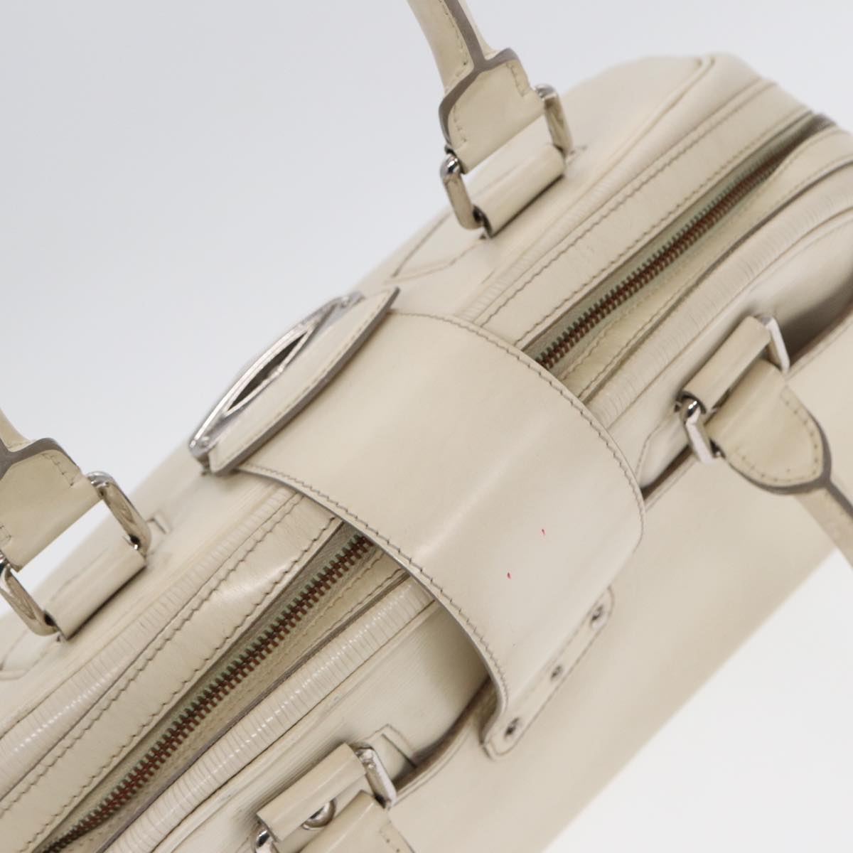 LOUIS VUITTON Epi Boring Montaigne GM Hand Bag White Yvoire M5931j M5931j - 6