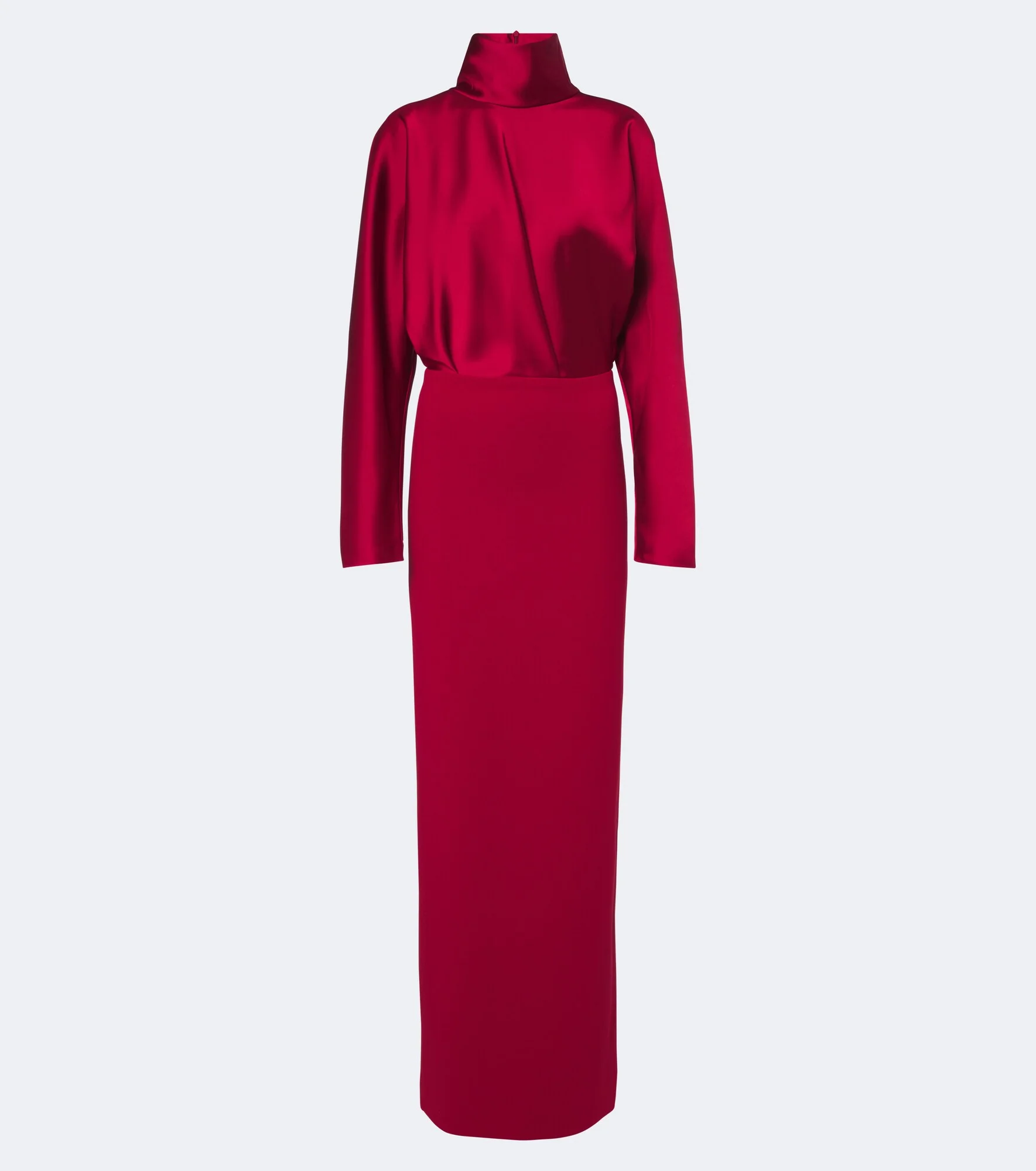 Sedgewick crêpe and satin gown - 1