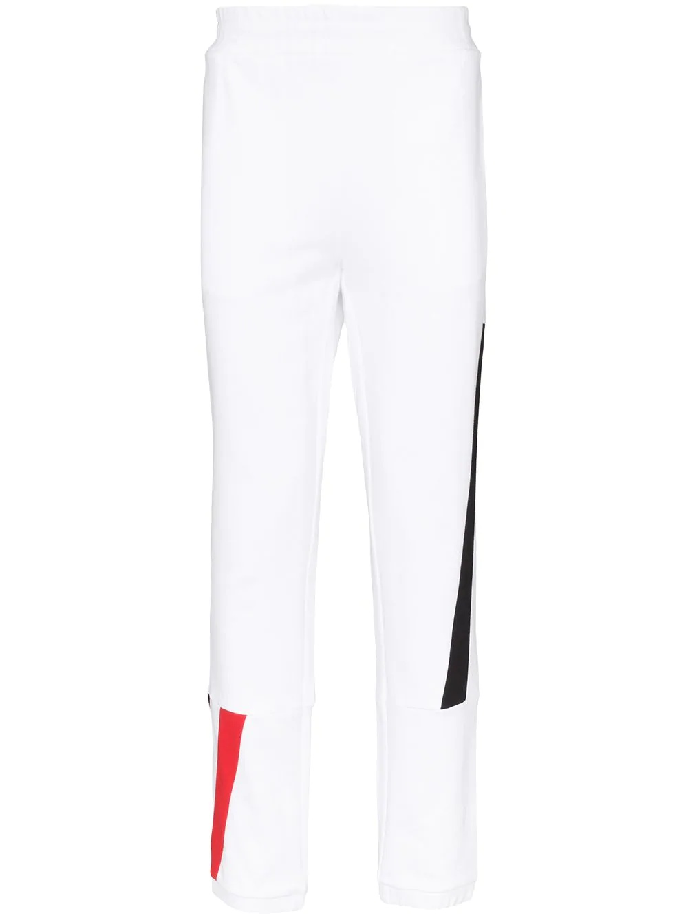 stripe detail jogging trousers - 1