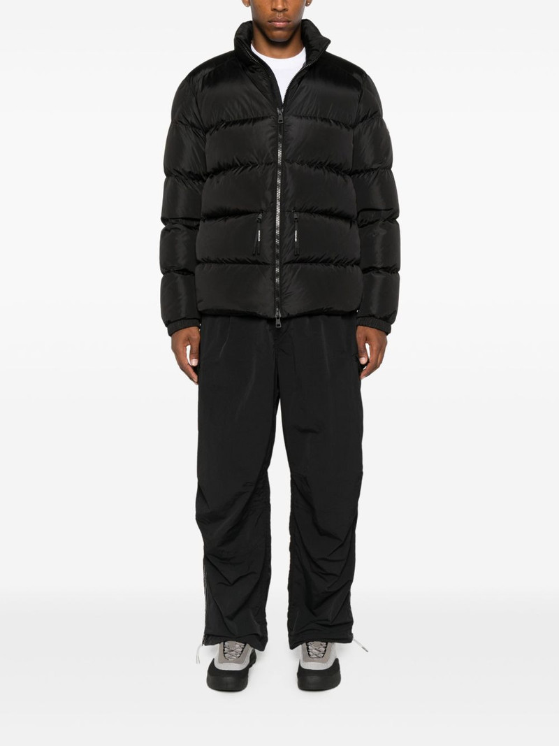 Moncler logo-patch padded jacket outlook