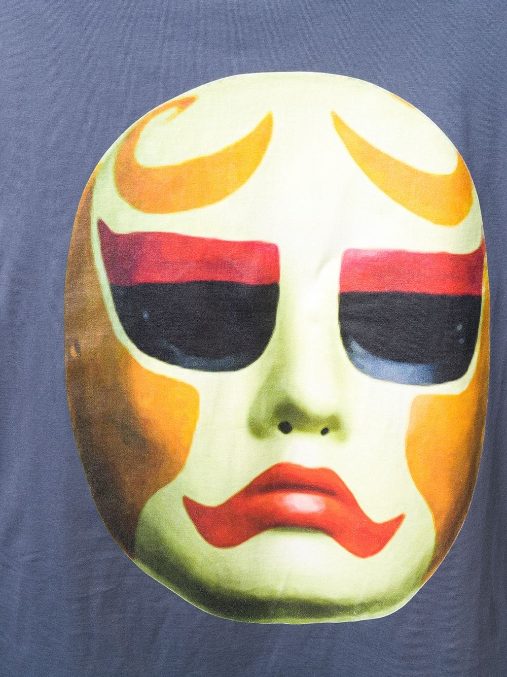 mask-print T-shirt - 6