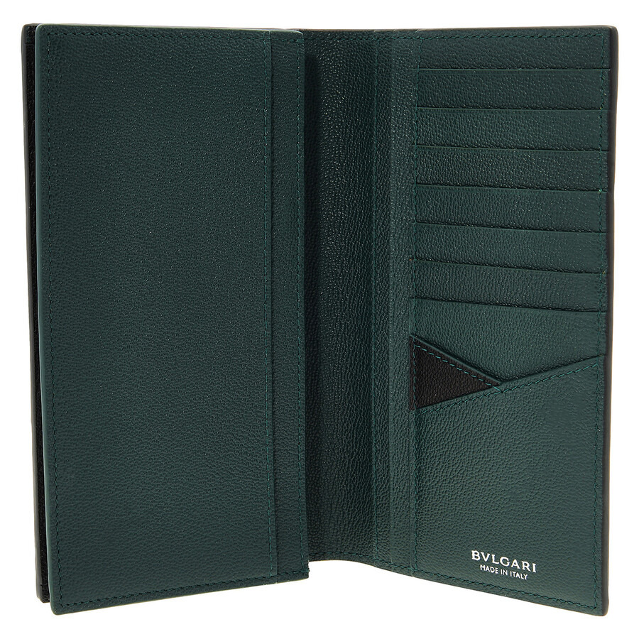 Bvlgari Black Bifold Leather Wallet - 4