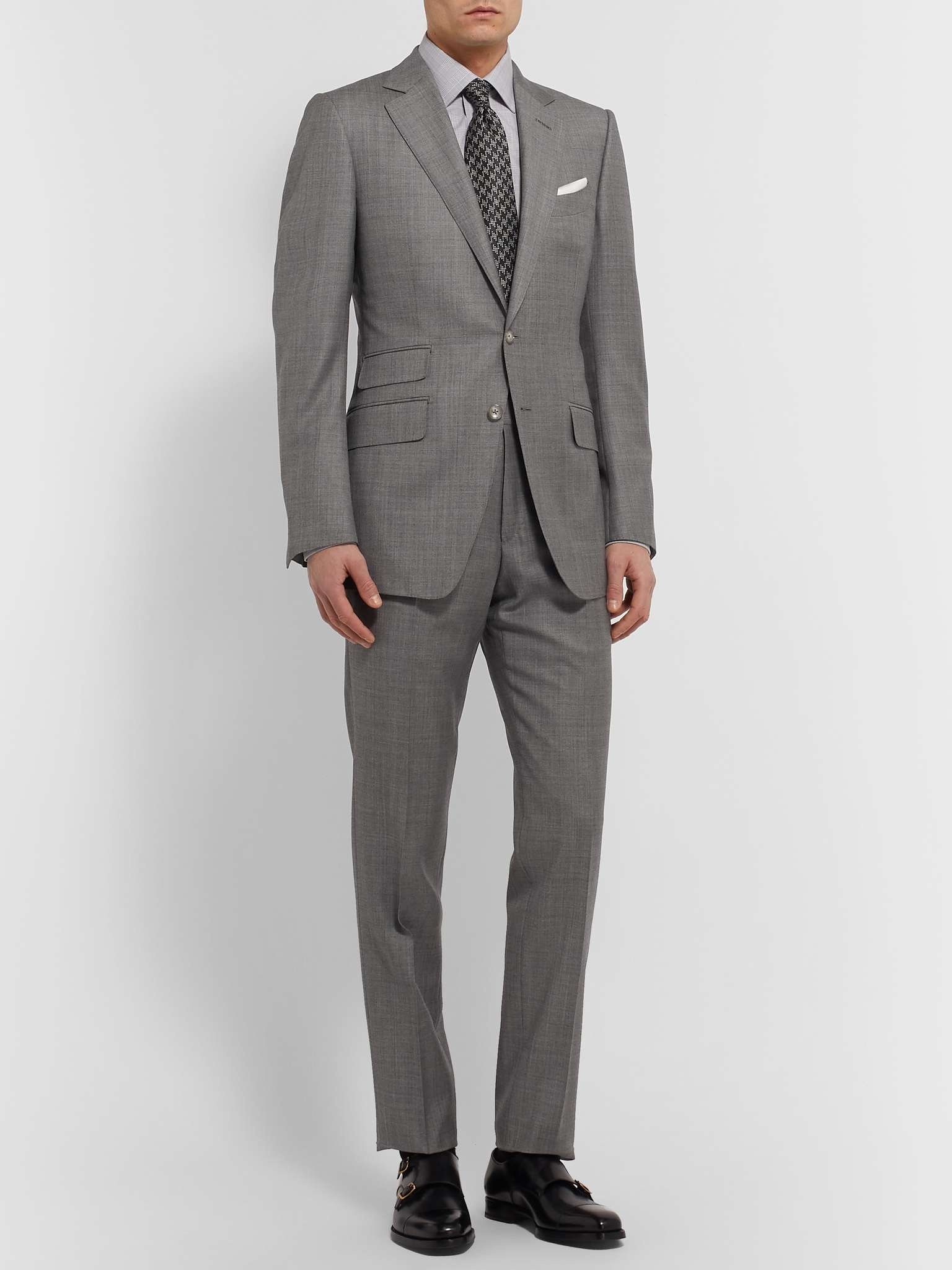 O'Connor Slim-Fit Wool Suit Jacket - 2