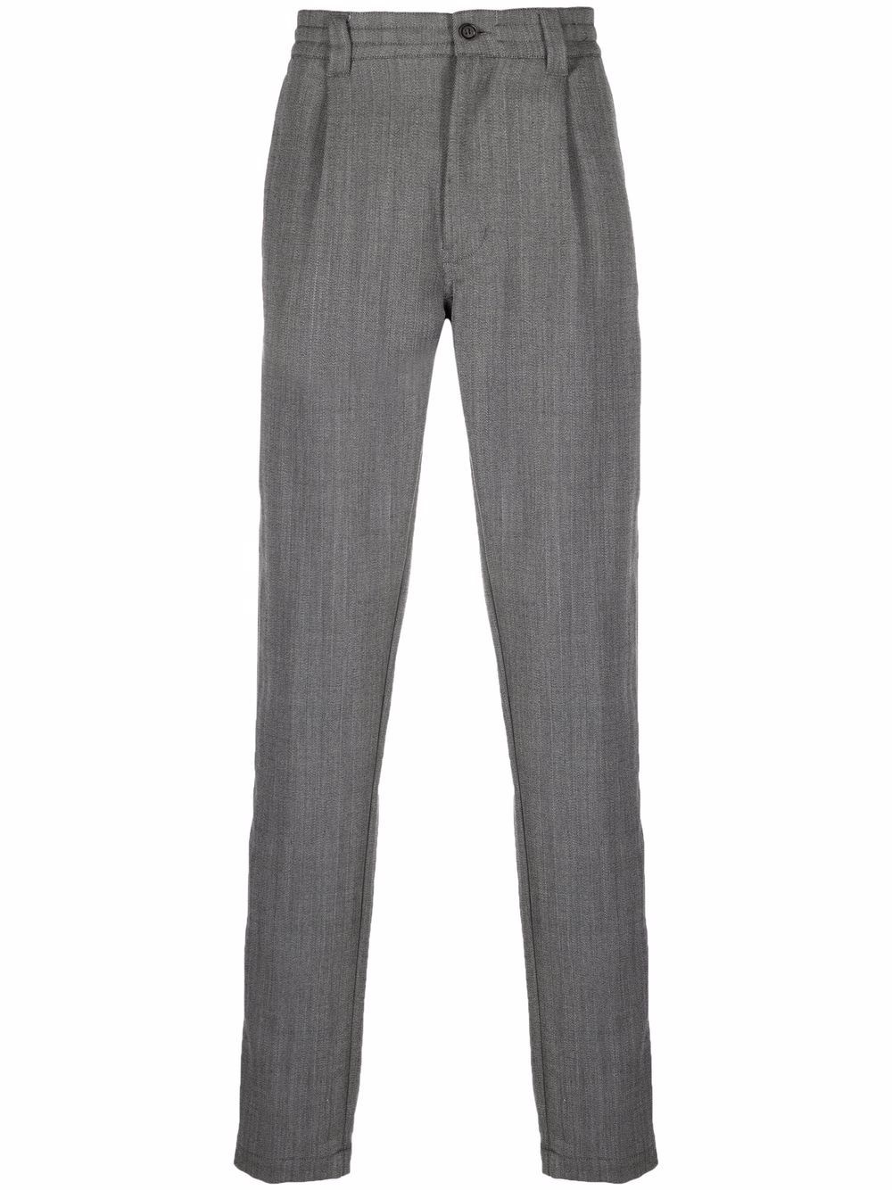 mid-rise straight trousers - 1