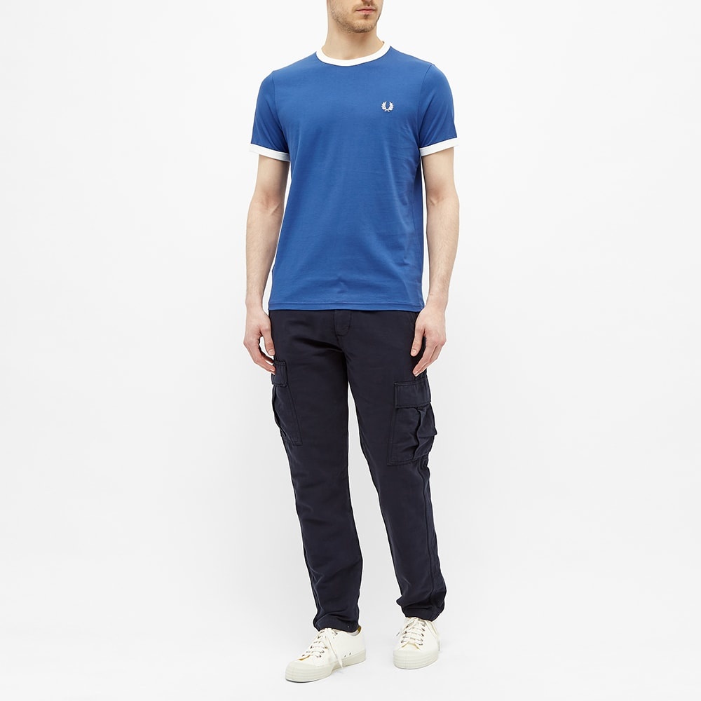 Fred Perry Authentic Contrast Rib Ringer Tee - 5