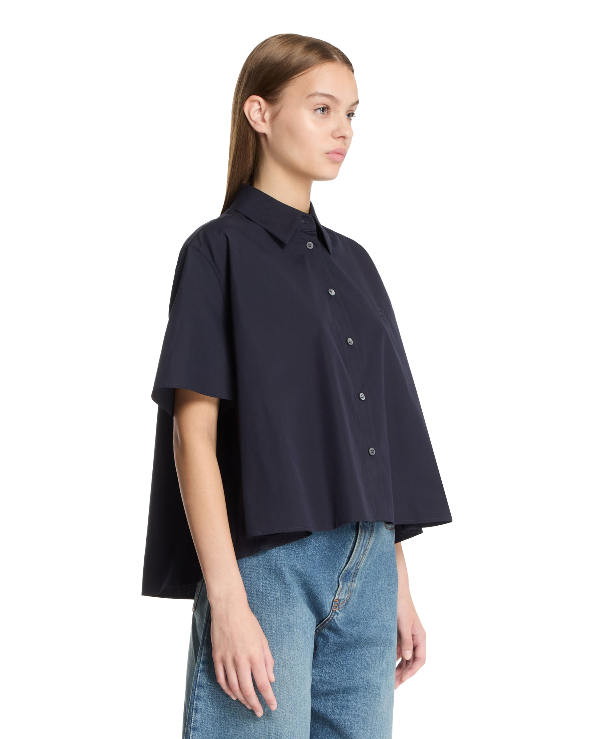 Blue Trapeze Shirt - 4