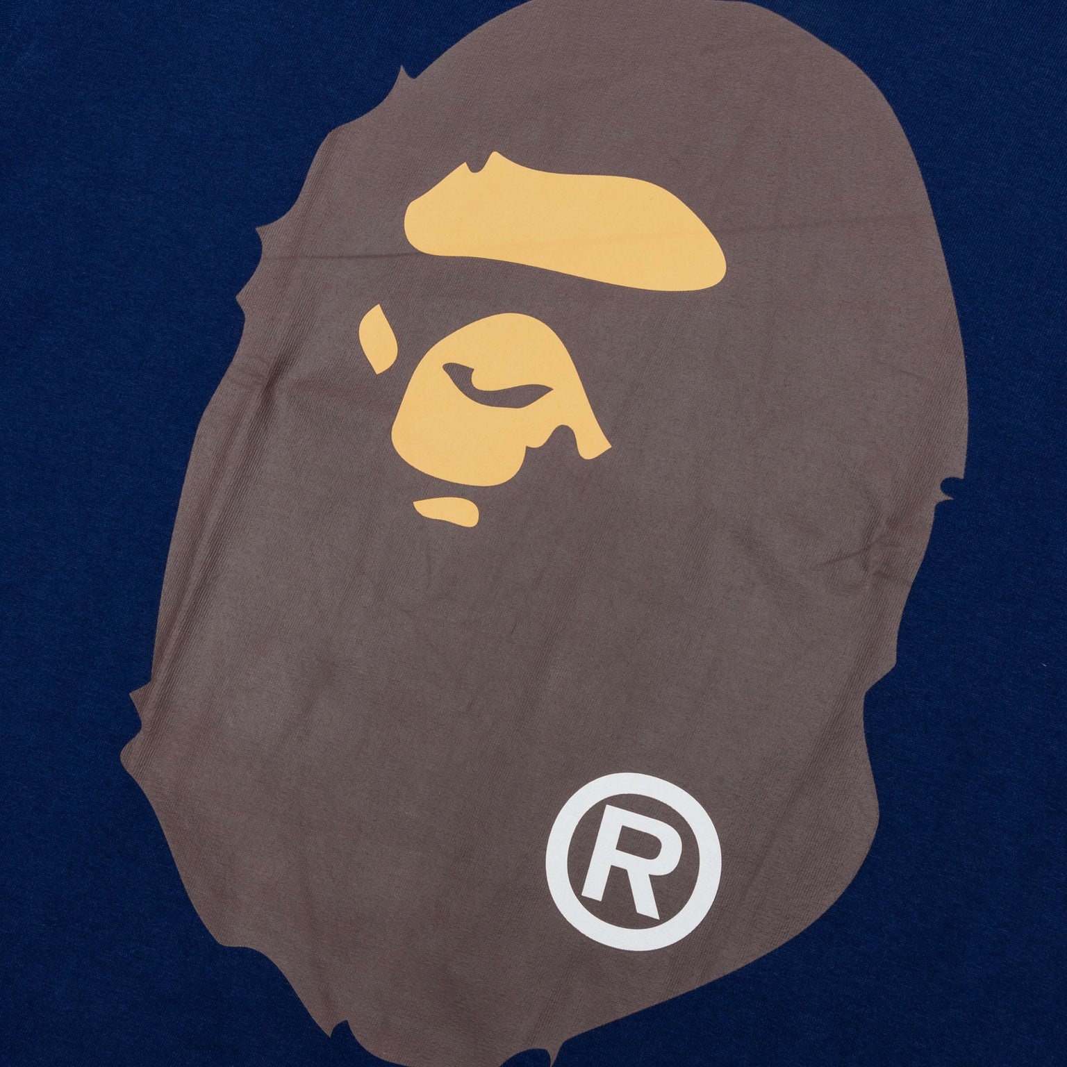 BIG APE HEAD TEE - NAVY - 3