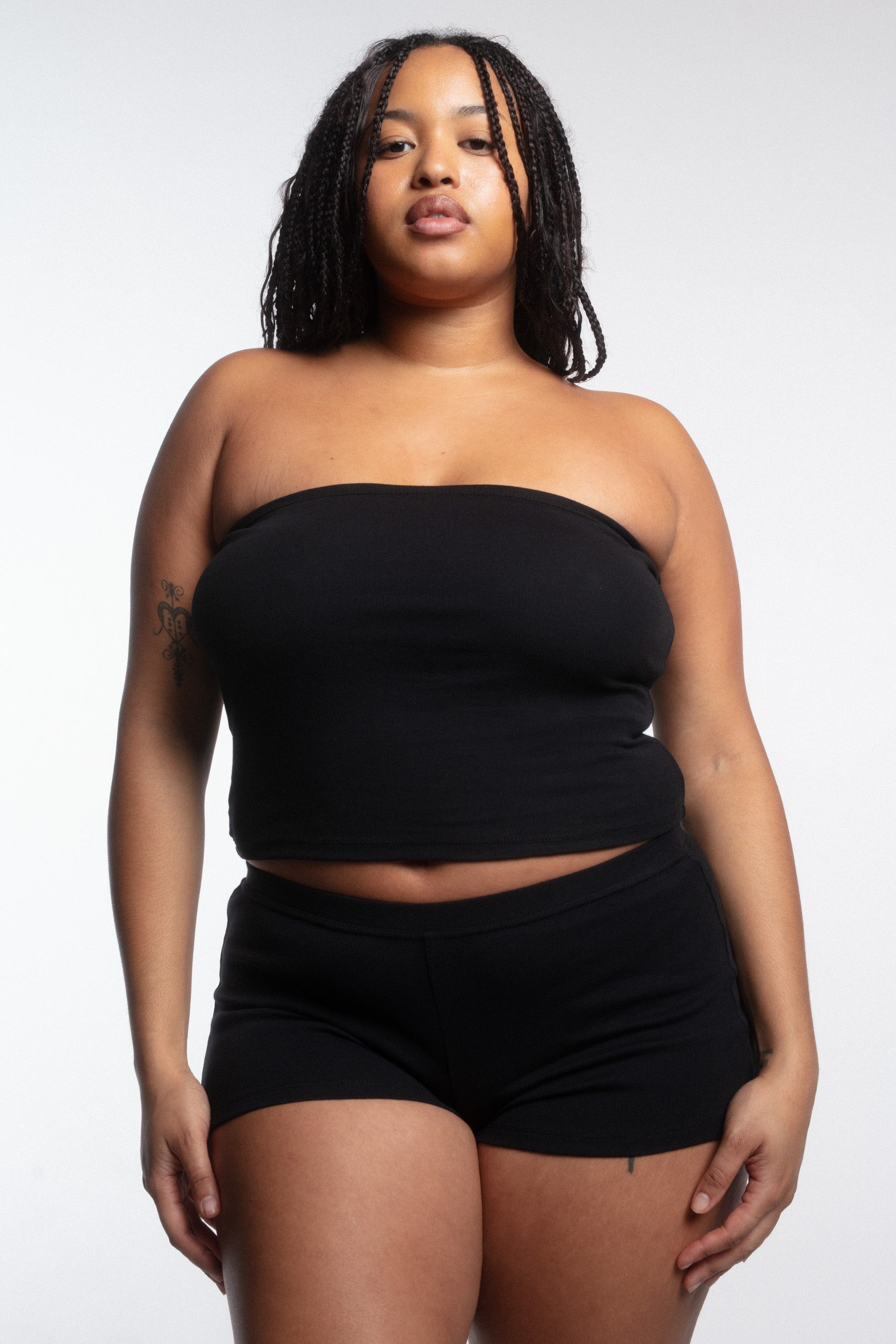 The Tube Top: Cotton Jersey Black - 6