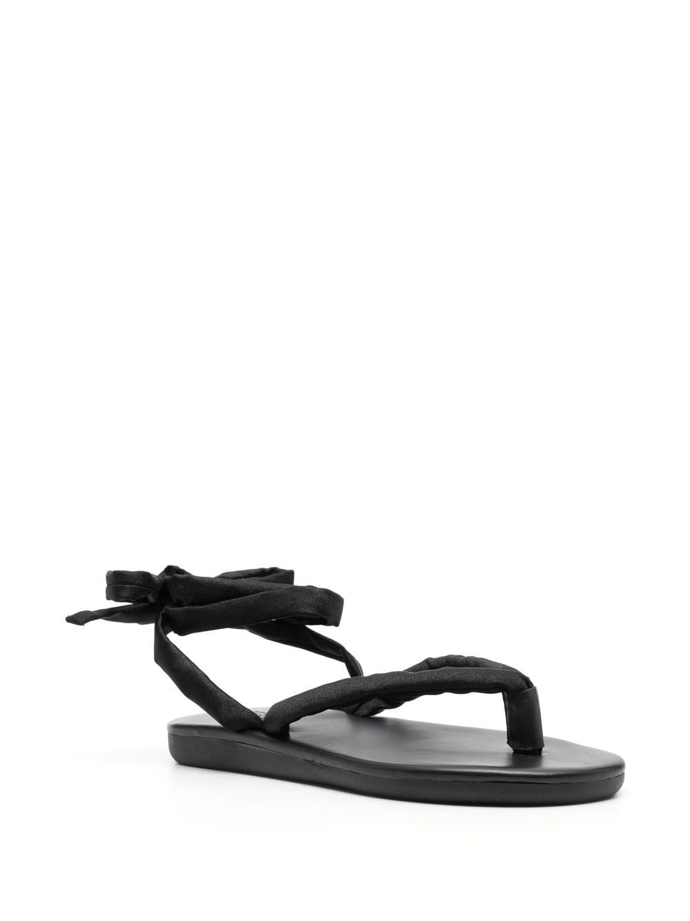 puffy lace-up sandals - 2
