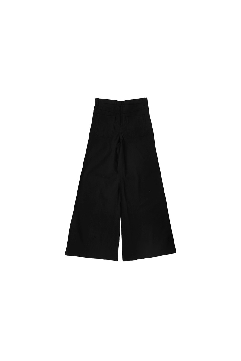 courrèges Courreges One Pocket Denim Baggy Pants Black outlook