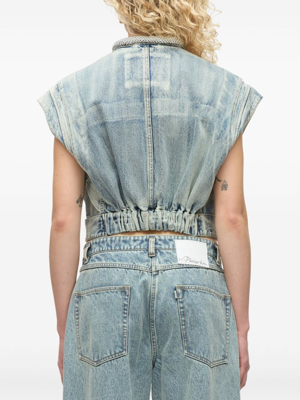 denim vest - 5
