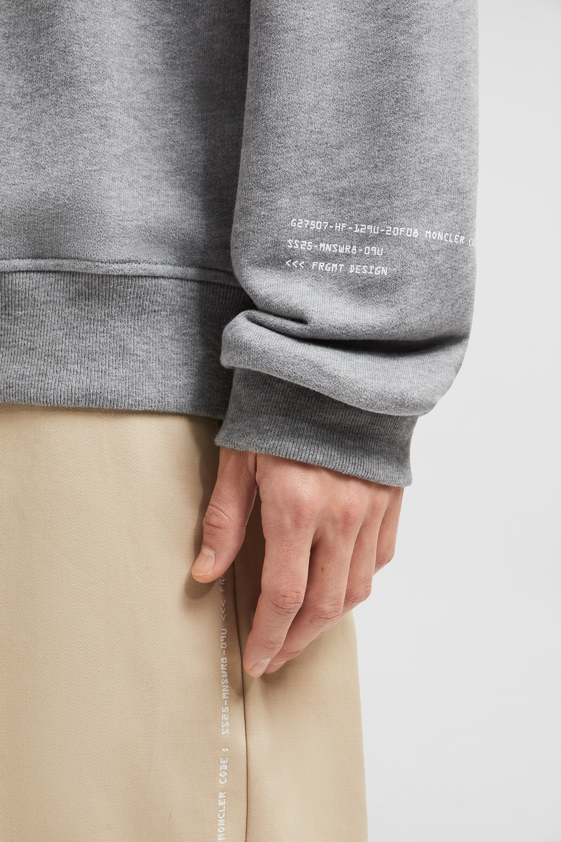 Moncler x FRGMT Maxi Logo Cotton Sweatshirt - 6