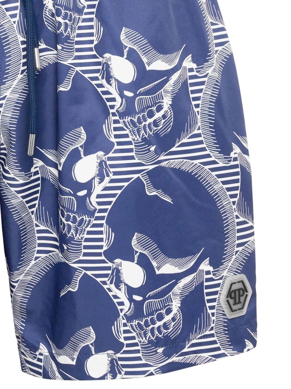 skull-print swim shorts - 2
