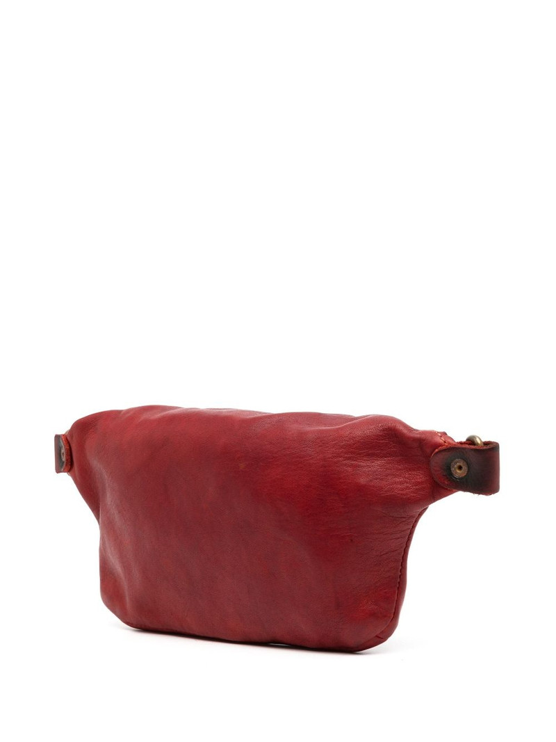 Guidi zipped shoulder bag outlook