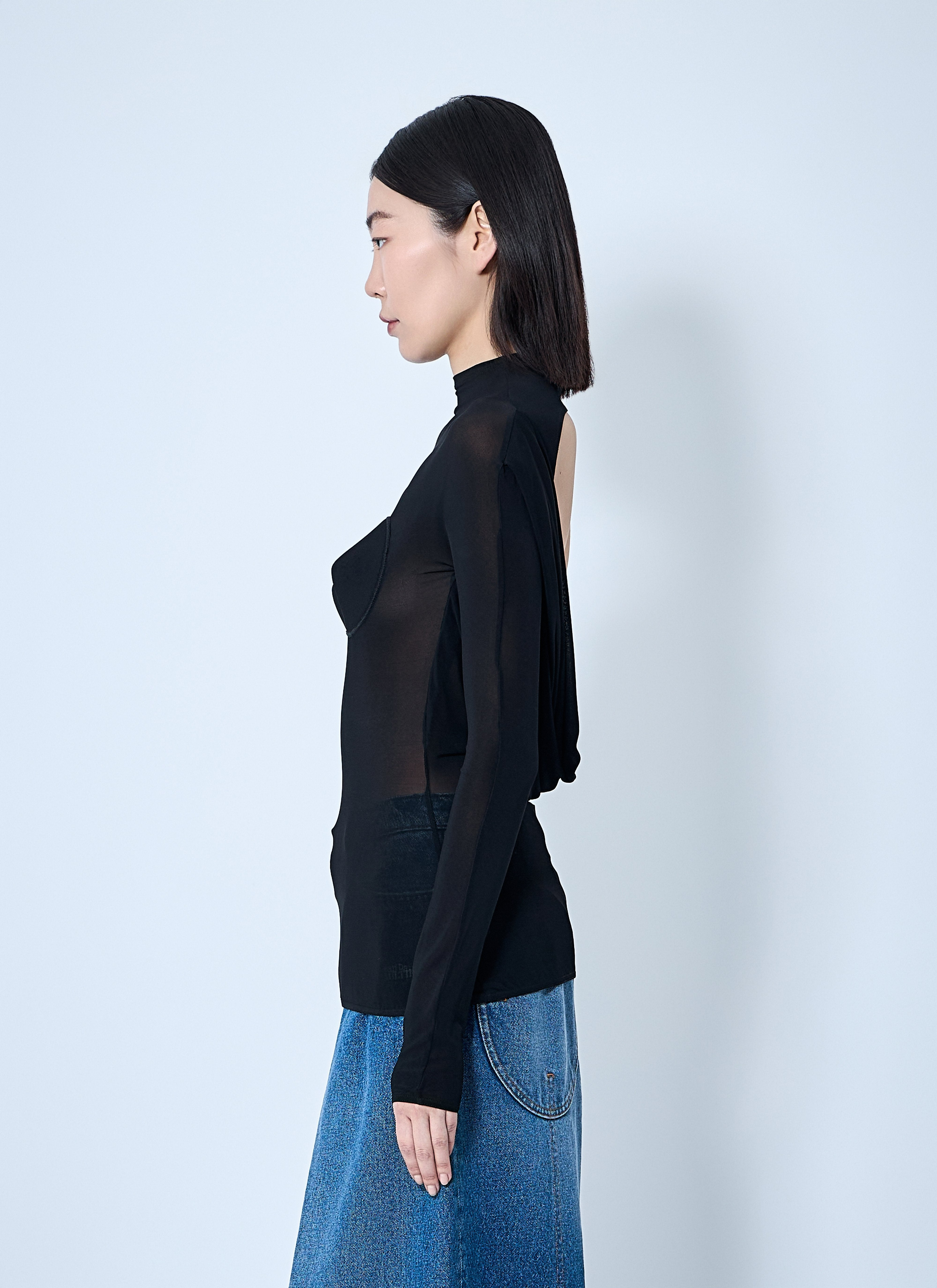 Jean Paul Gaultier Women Backless Conical Top - 3