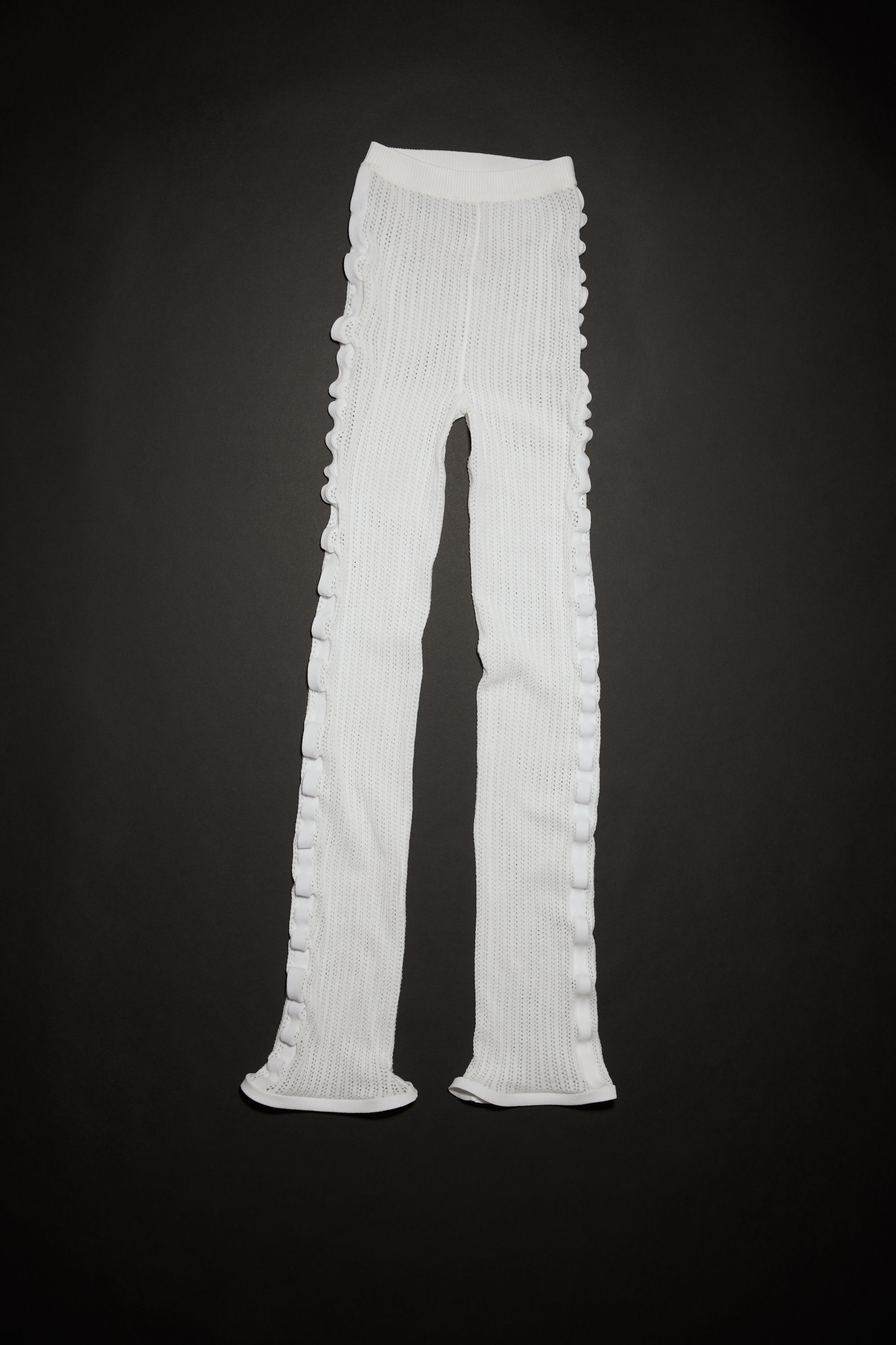 Pointed stitch trousers - White - 6