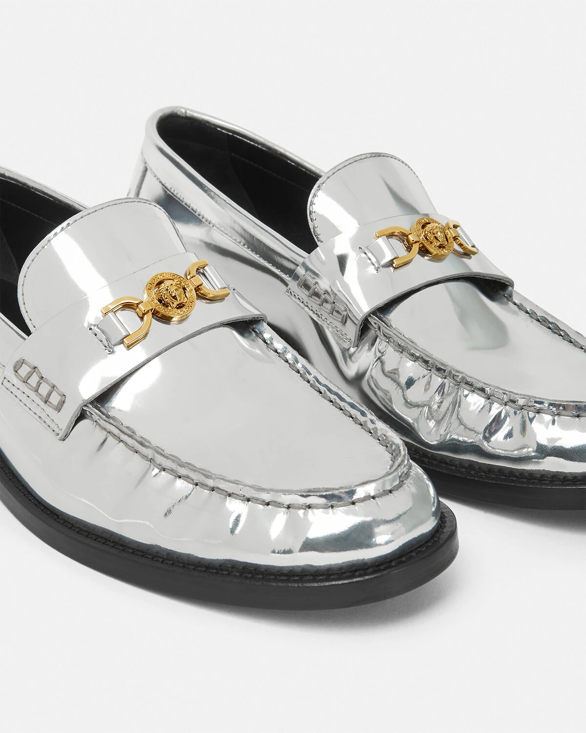 Medusa '95 Metallic Loafers - 5