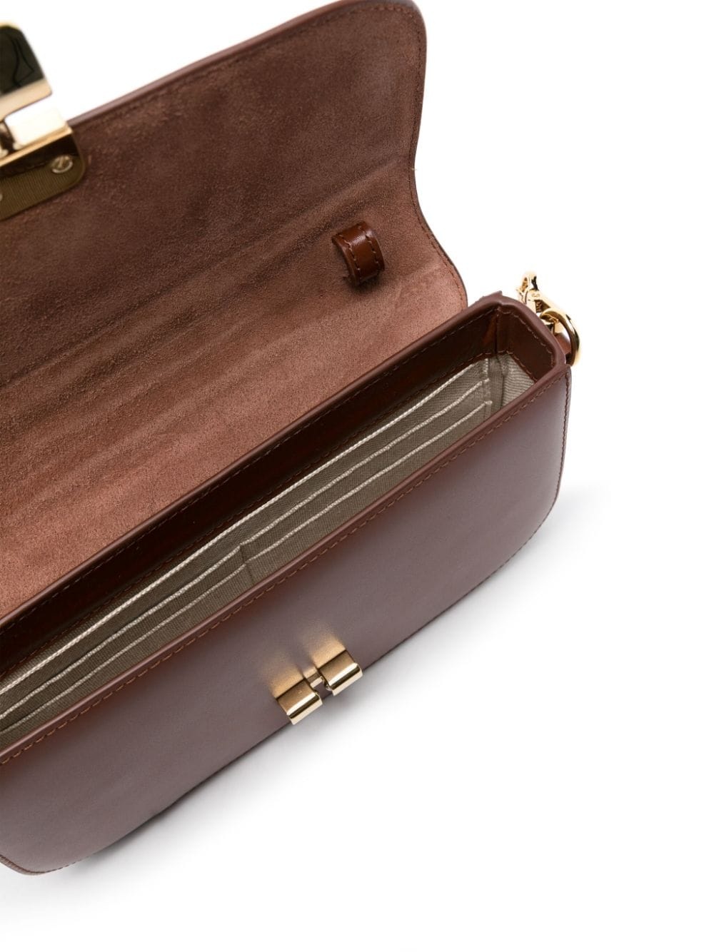 Grace Chaine leather clutch bag - 5
