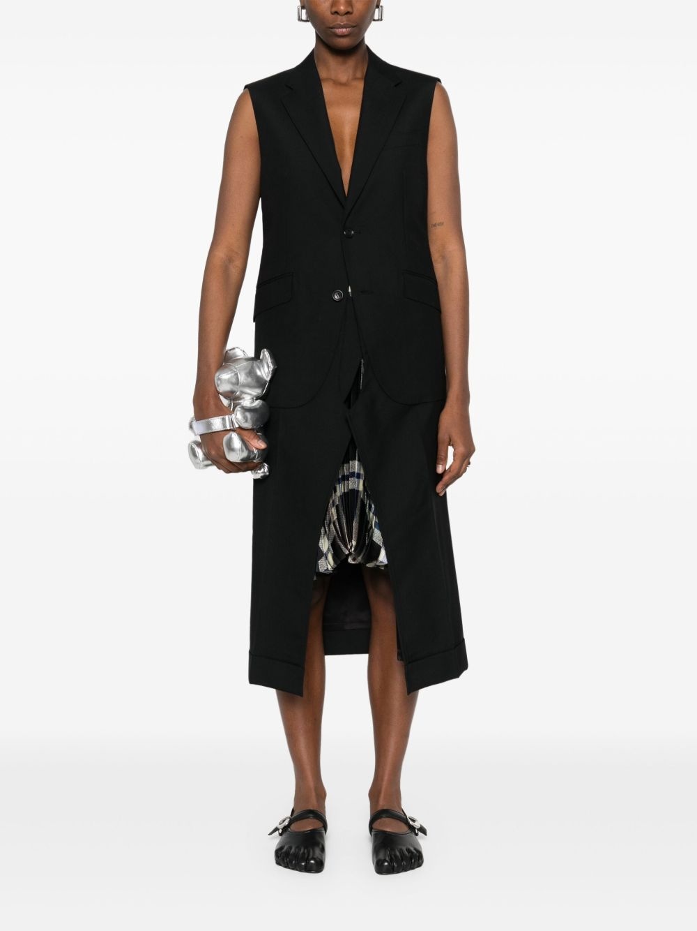 sleeveless coat - 2