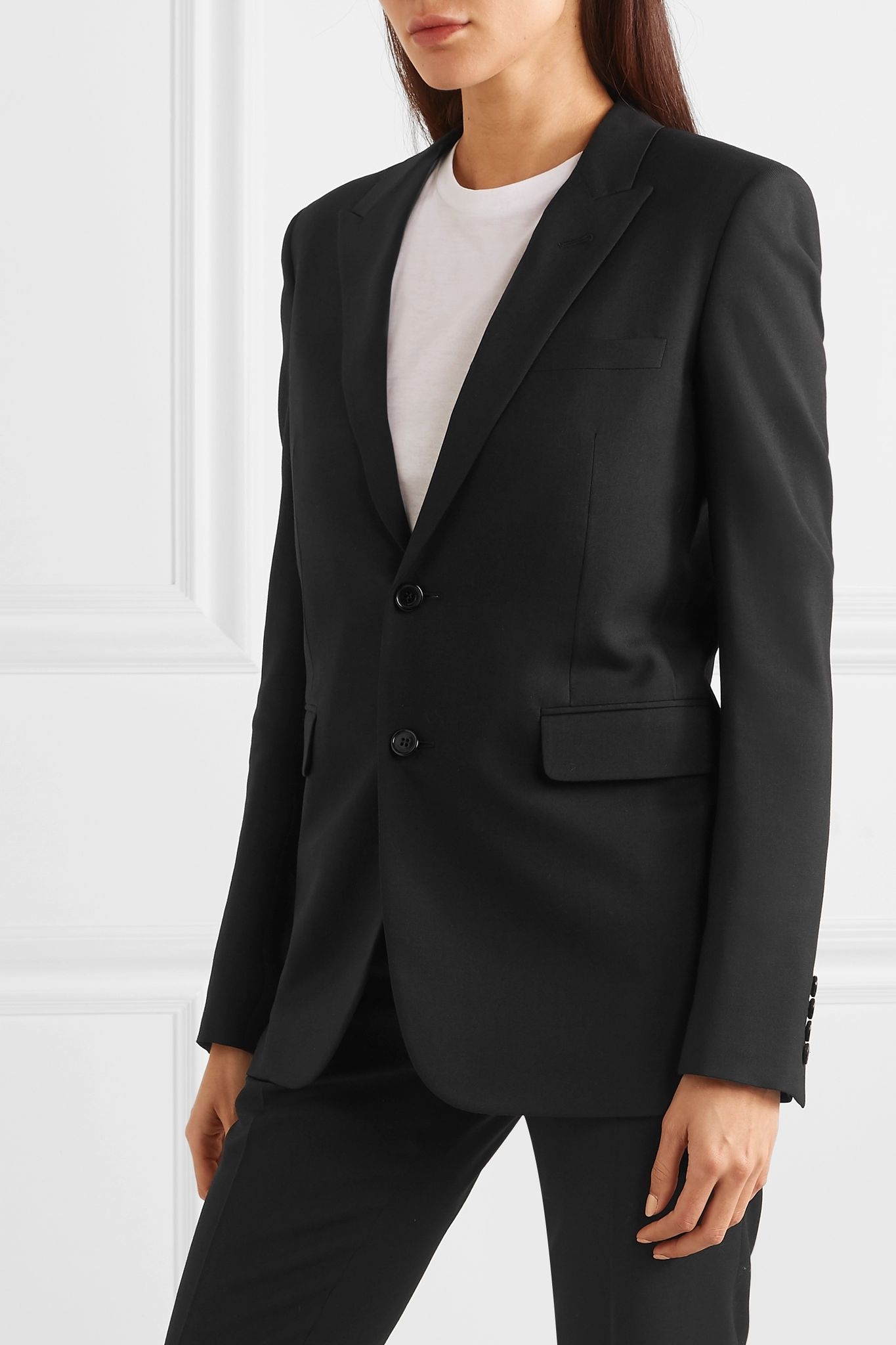 Wool-gabardine blazer - 3