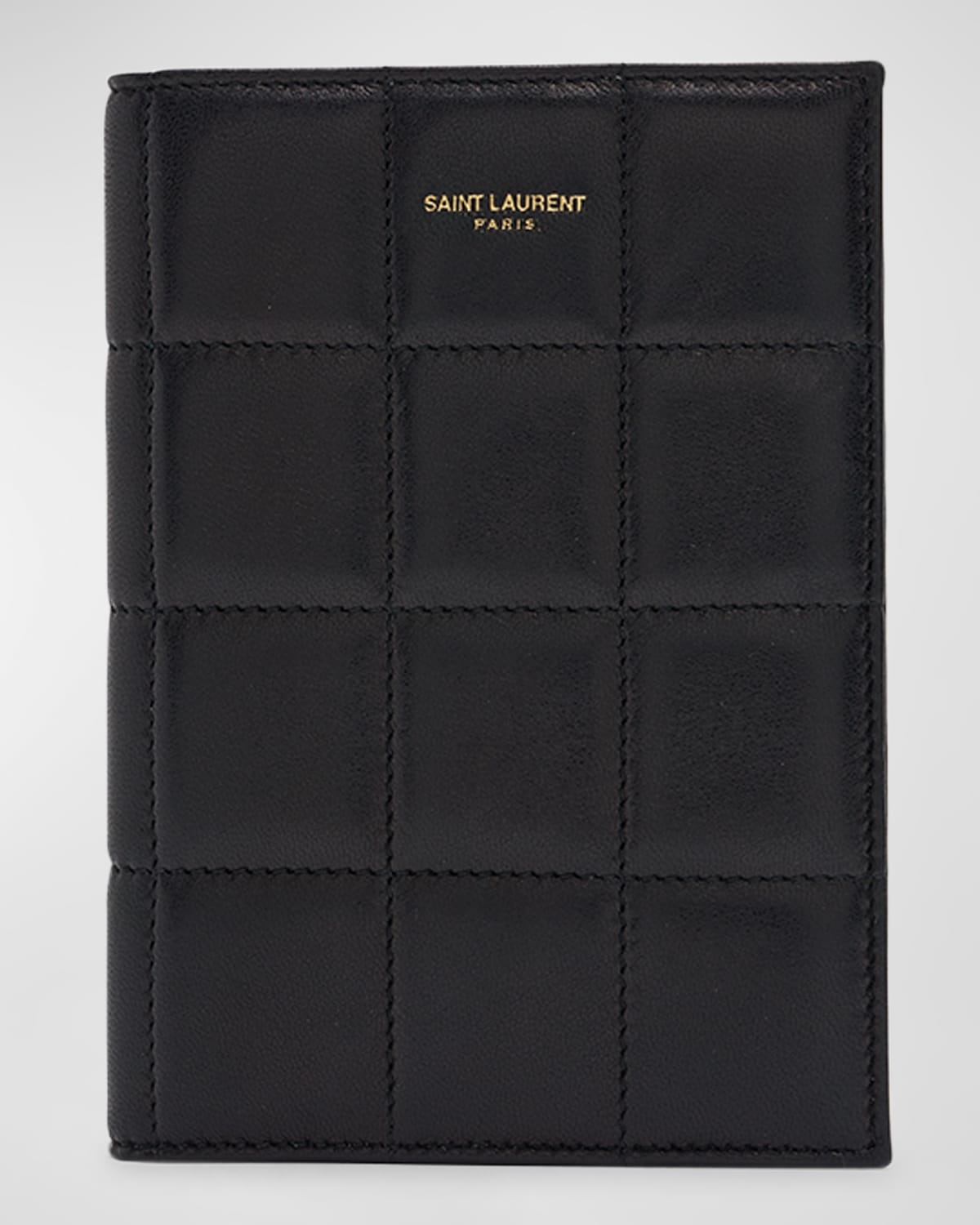 Passport Case in Quilted Smooth Leather - 1