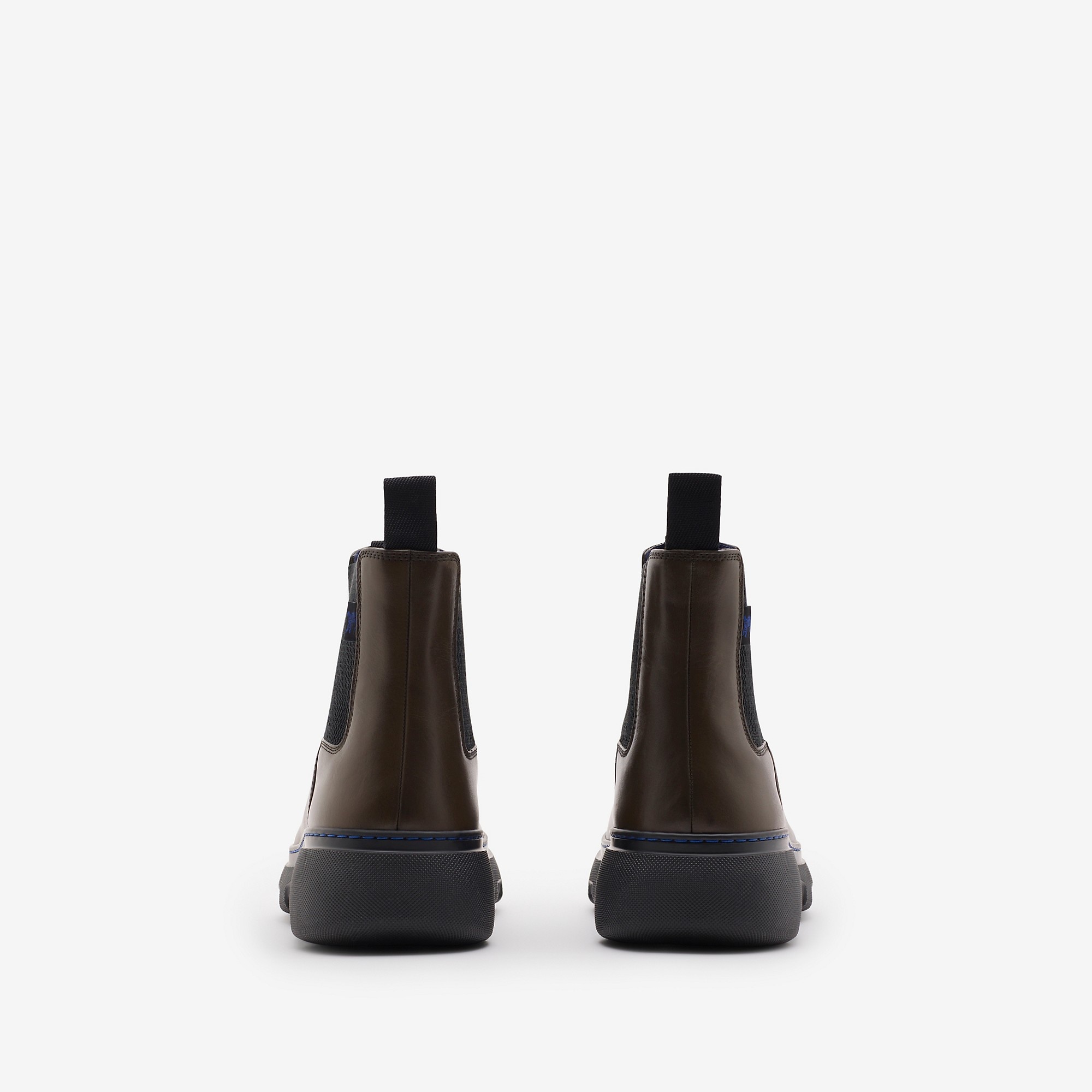 Leather Creeper Low Chelsea Boots - 4