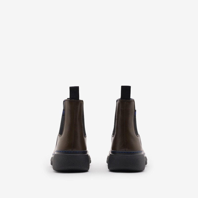 Leather Creeper Low Chelsea Boots 4