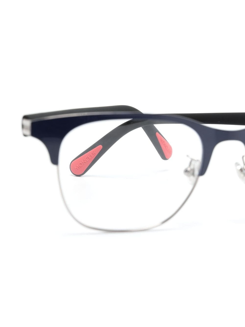 logo-plaque square-frame glasses 3