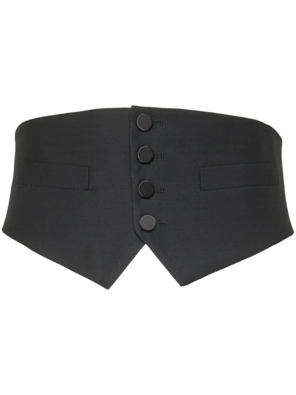 button-front cummerbund - 1