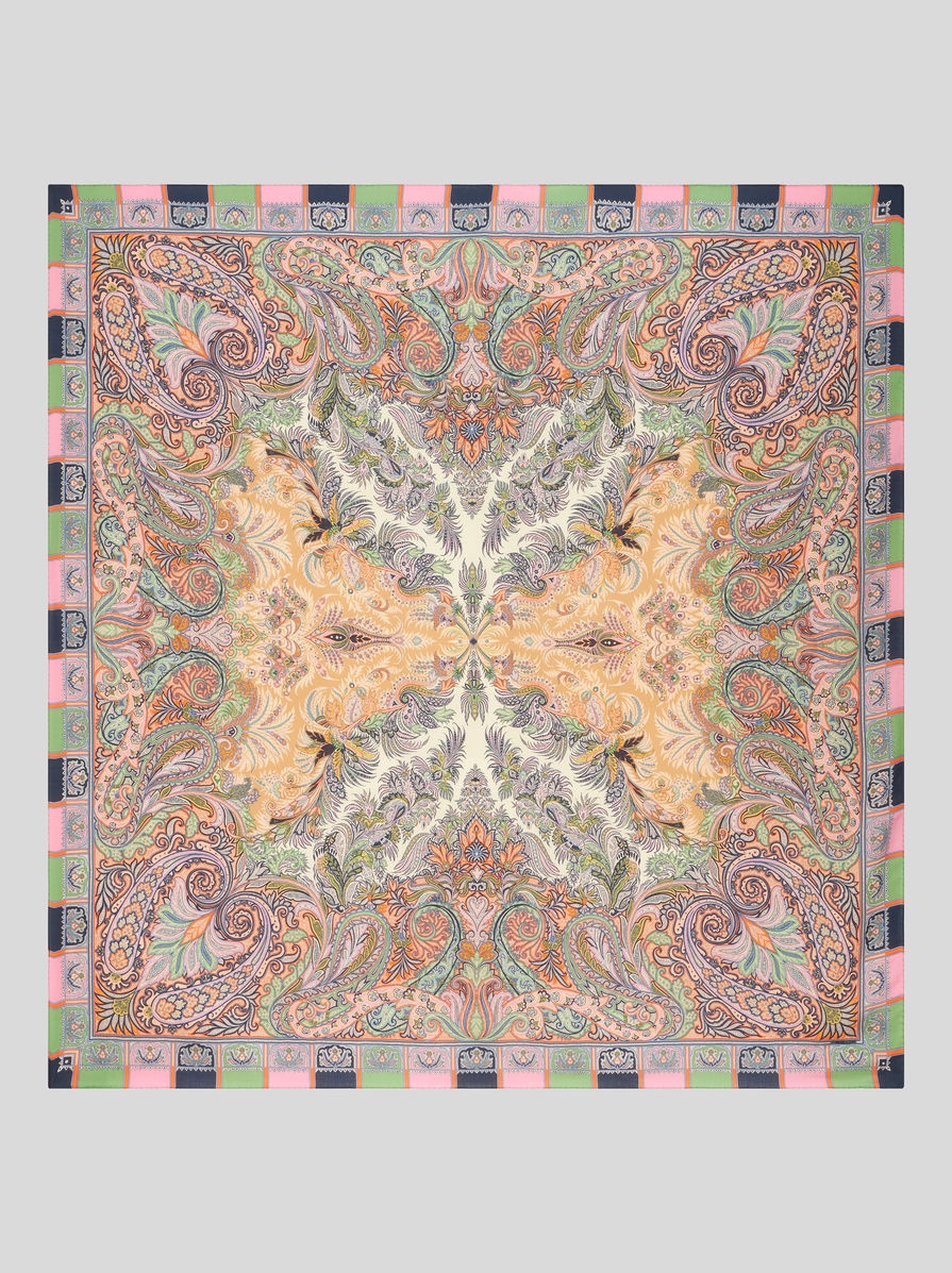 PAISLEY CASHMERE AND SILK SHAWL - 1
