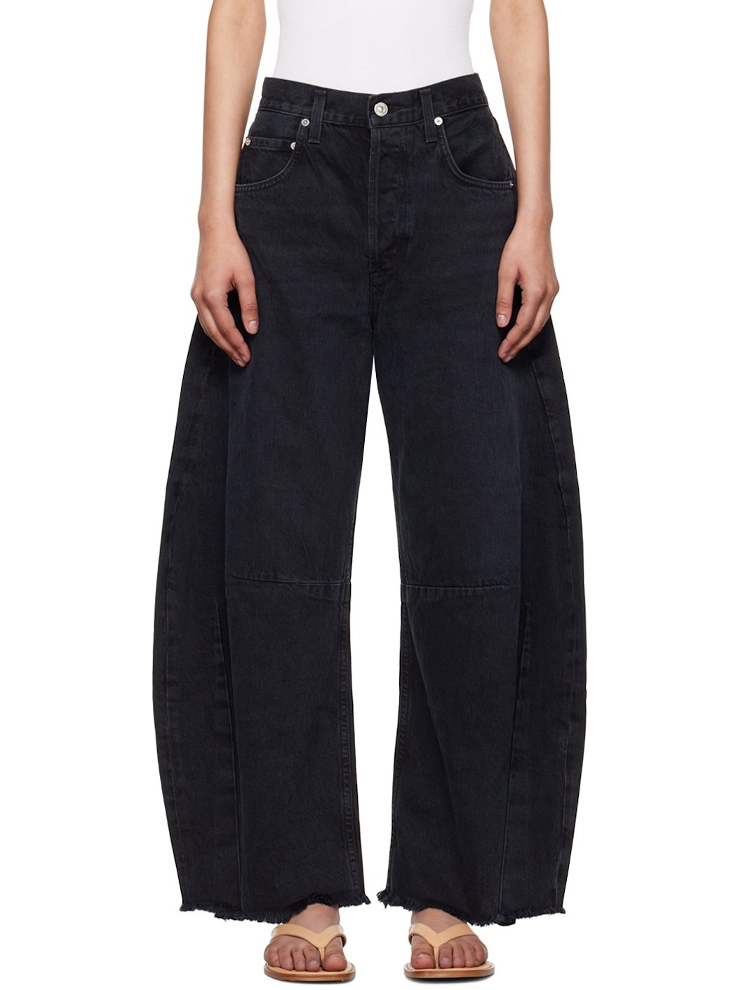 Black Horseshoe Jeans - 1