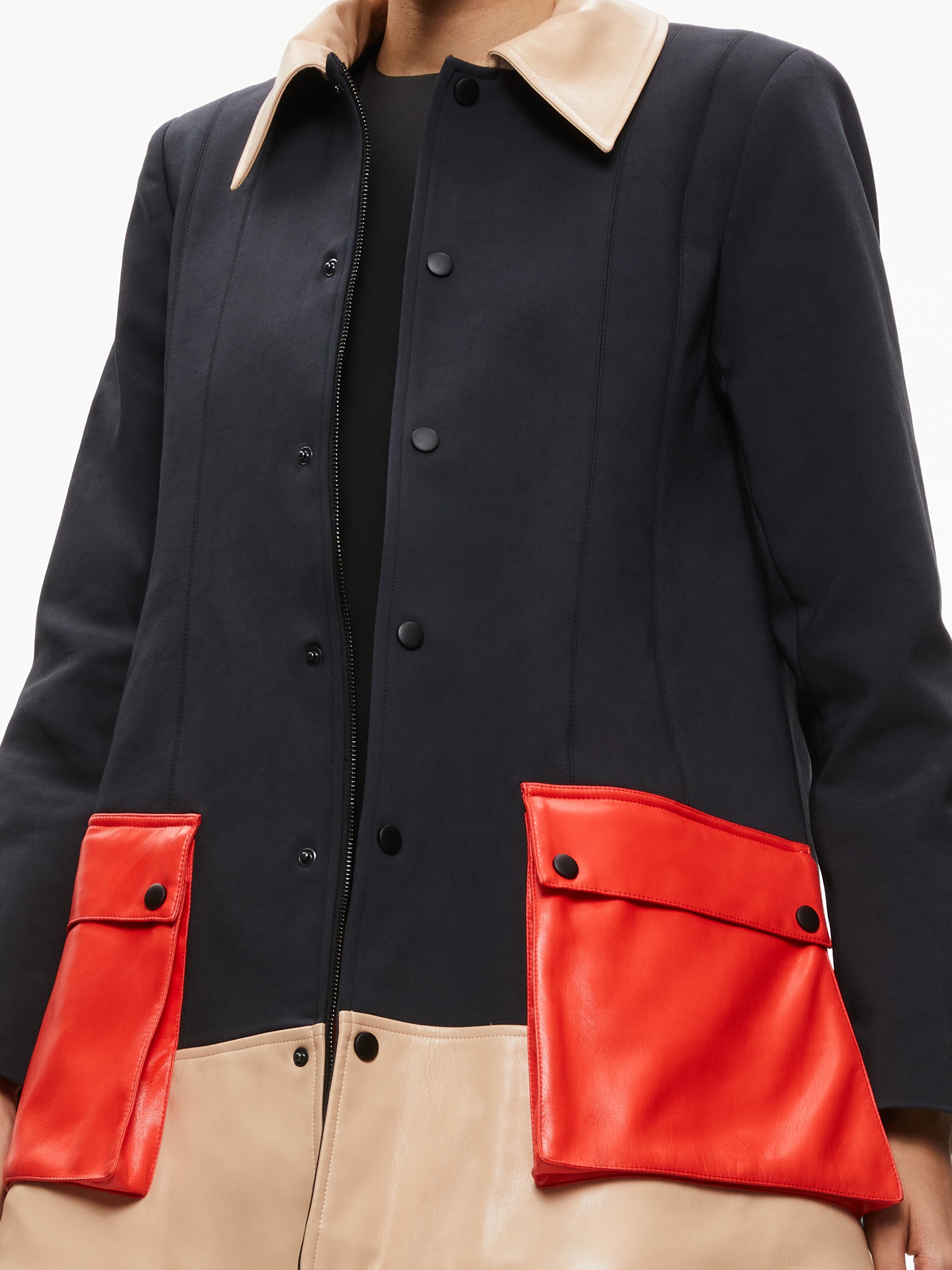 SHONTA COLORBLOCK POCKET JACKET - 4