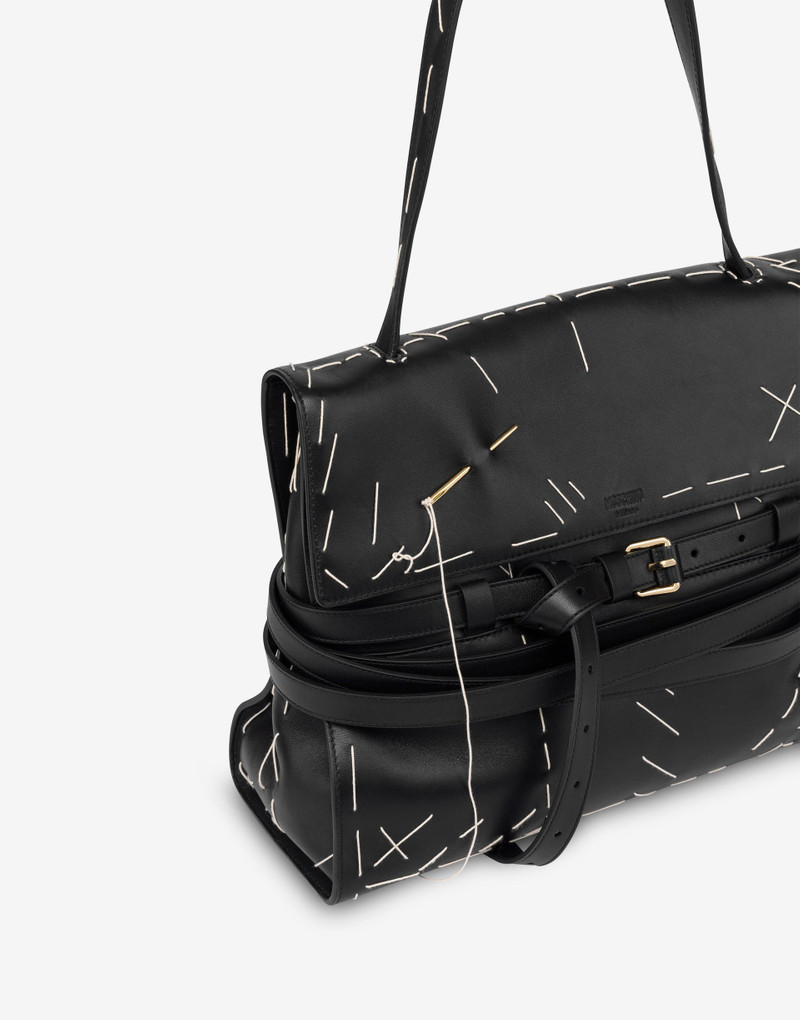 MOSCHINO TIE ME MEDIUM HAND BAG 3