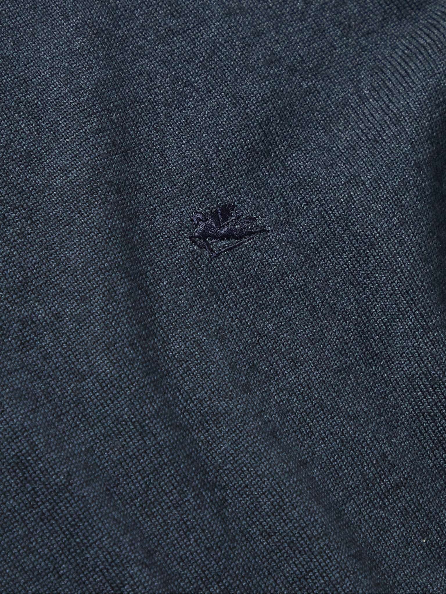 Logo-Embroidered Virgin Wool Rollneck Sweater - 3