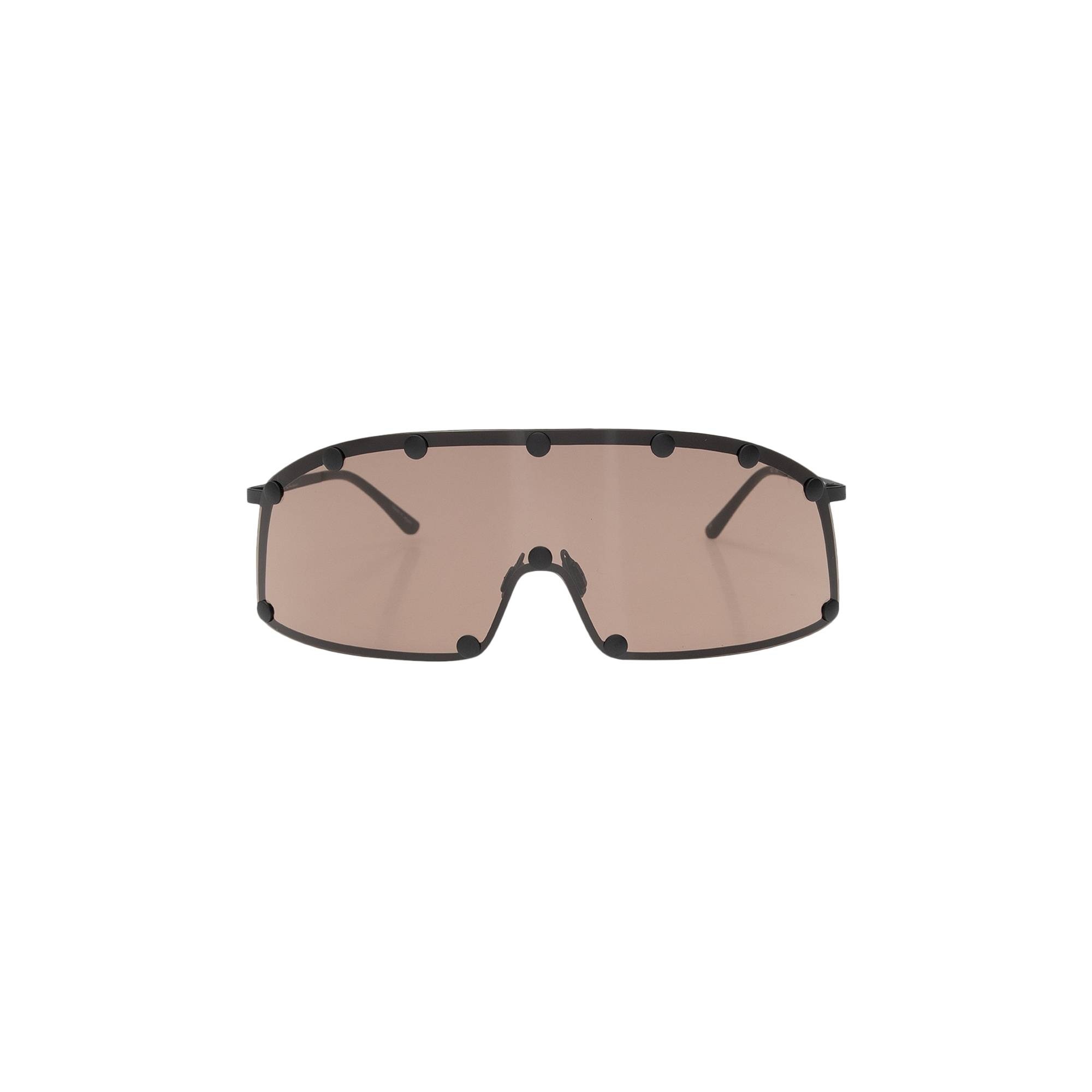 Rick Owens Sunglasses Shielding 'Black' - 1