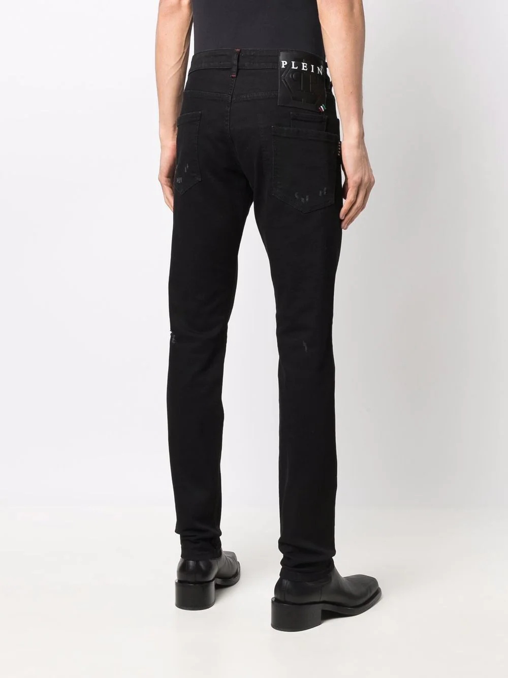 mid-rise skinny jeans - 4