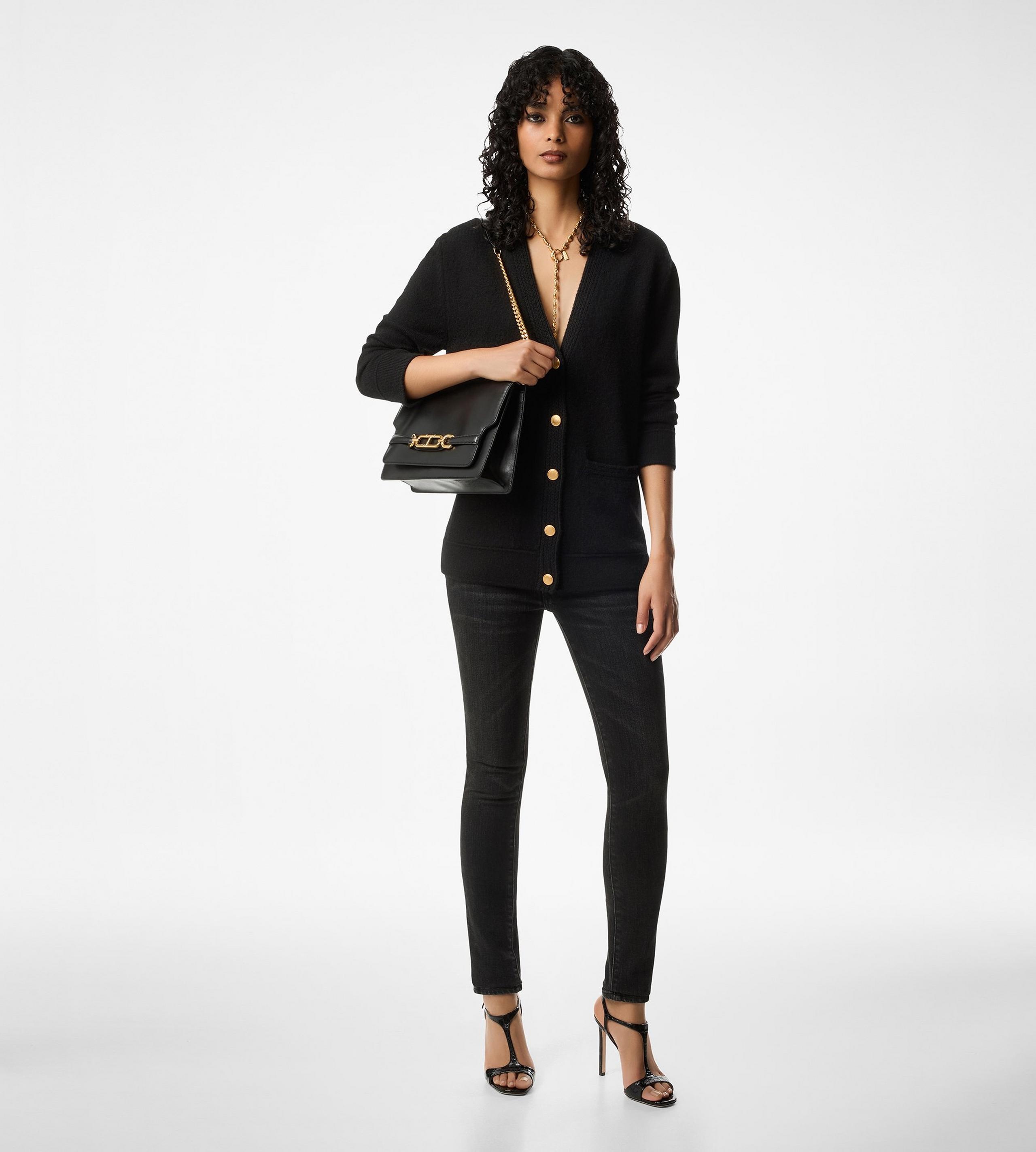 SOFT CASHMERE RELAXED FIT KNIT CARDIGAN - 3