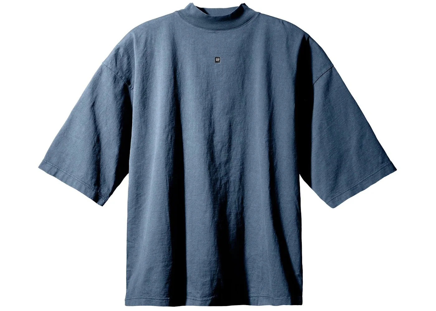 Yeezy Gap Logo 3/4 Sleeve Tee Dark Blue - 1