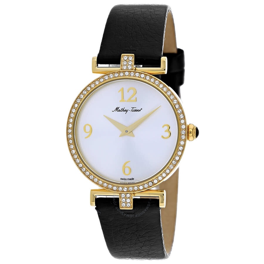 Mathey-Tissot - Mathey-Tissot Gaia Quartz Silver Dial Ladies Watch D587QPYI - 1