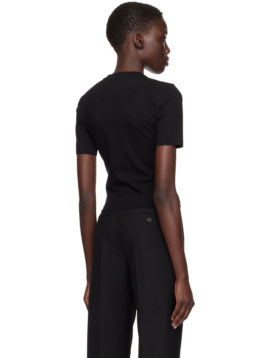 Black Embellishment T-Shirt - 3