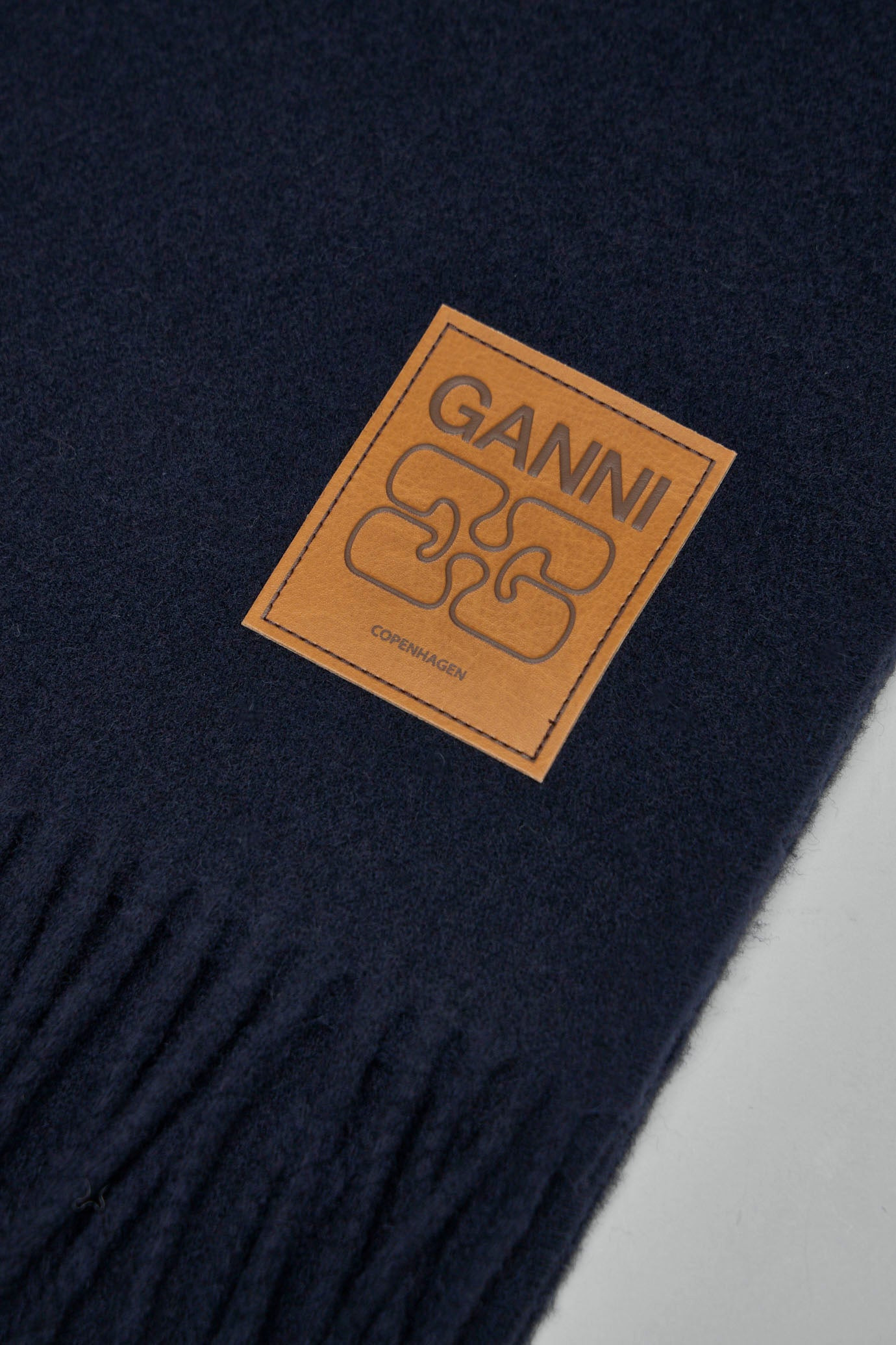 Double Face Wool Solid Scarf - 3