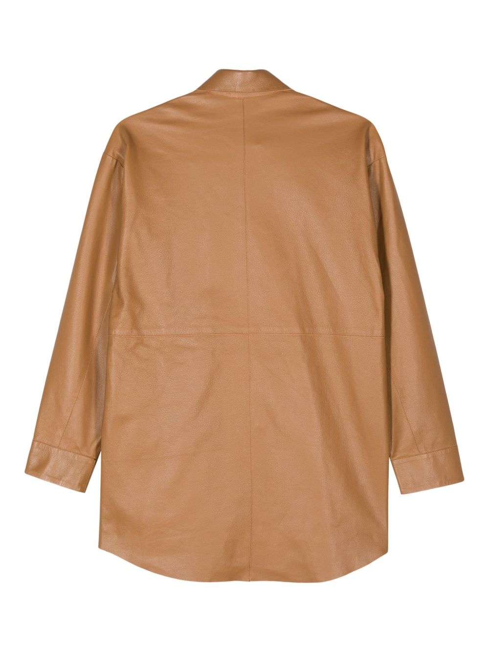 longsleeve leather shirt - 2