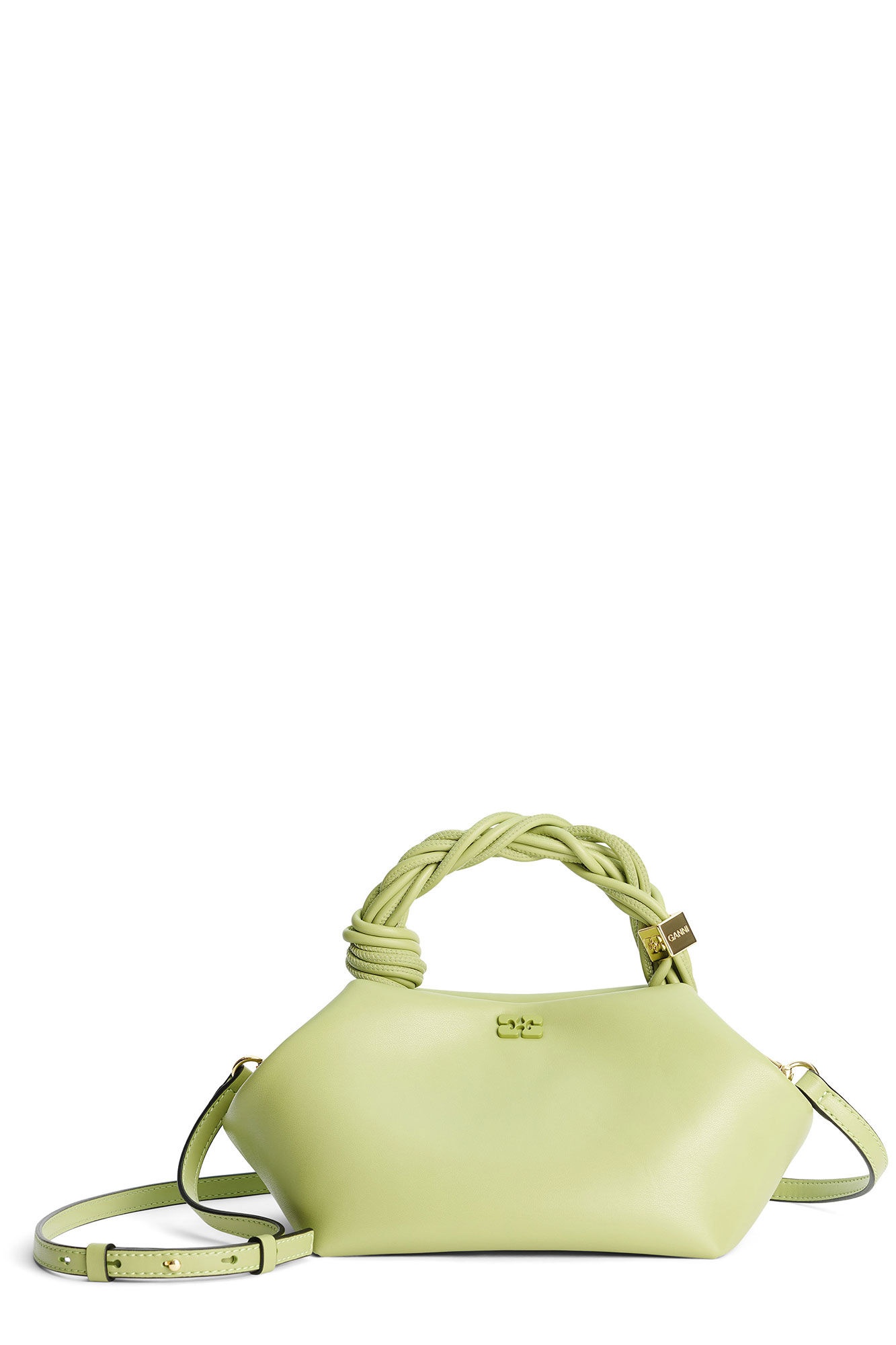 LIGHT KHAKI SMALL GANNI BOU BAG - 5