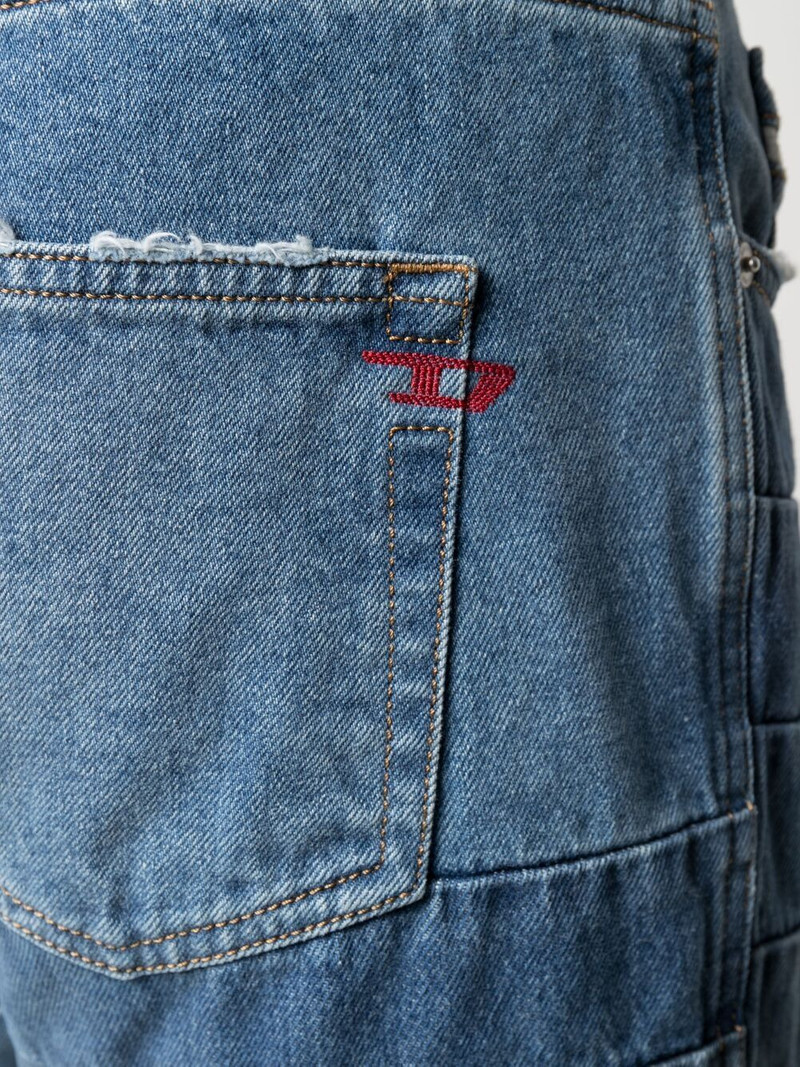Slim D-Strukt panelled jeans 5