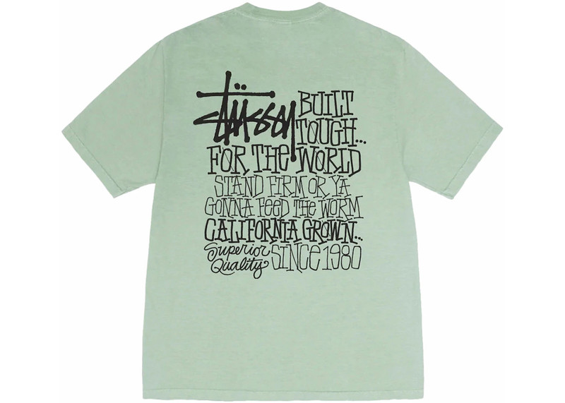 Stüssy Stussy California Grown Pigment Dyed Tee Granite outlook